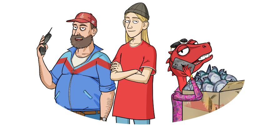 Логотип ИПэшники: строим некринжовый бизнес